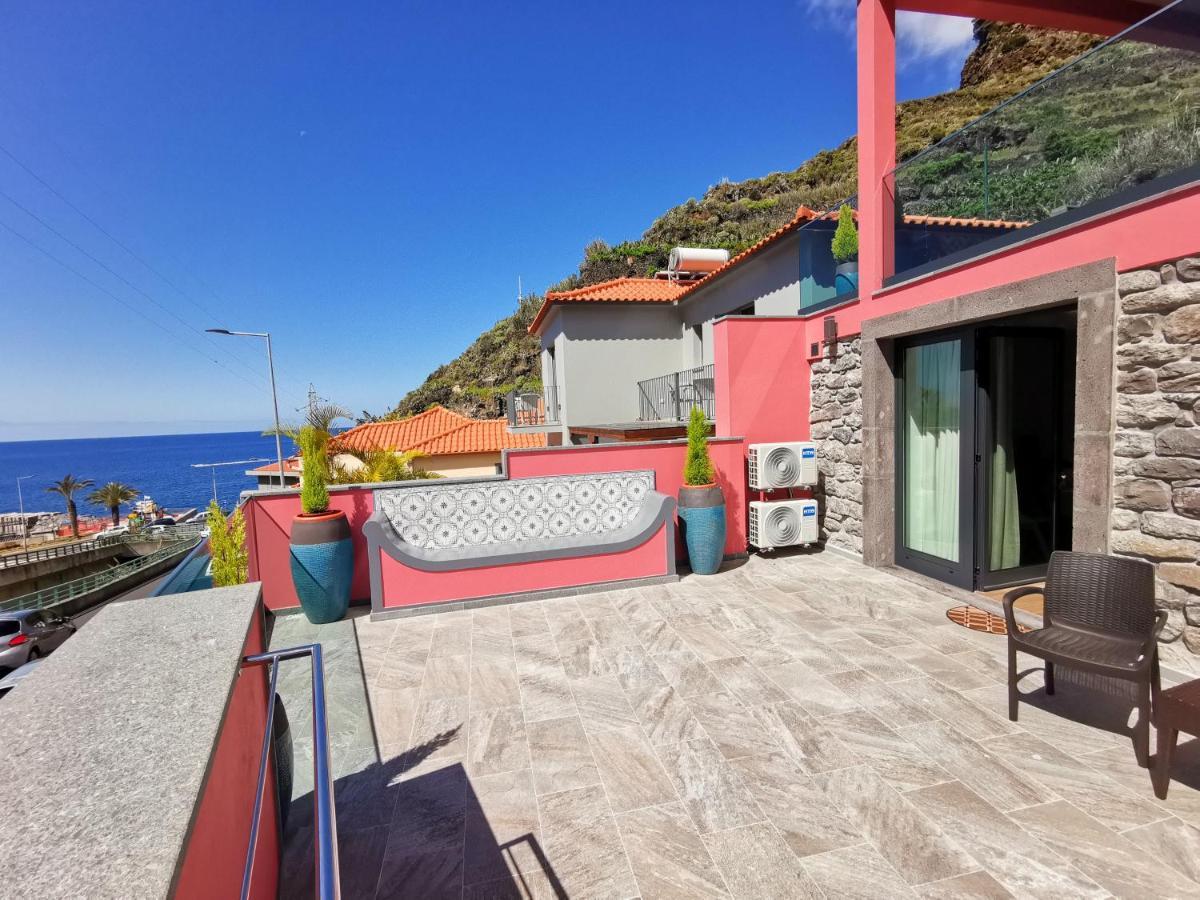 Charming Studios In Calheta Beach - Villa Esmeralda Exterior foto