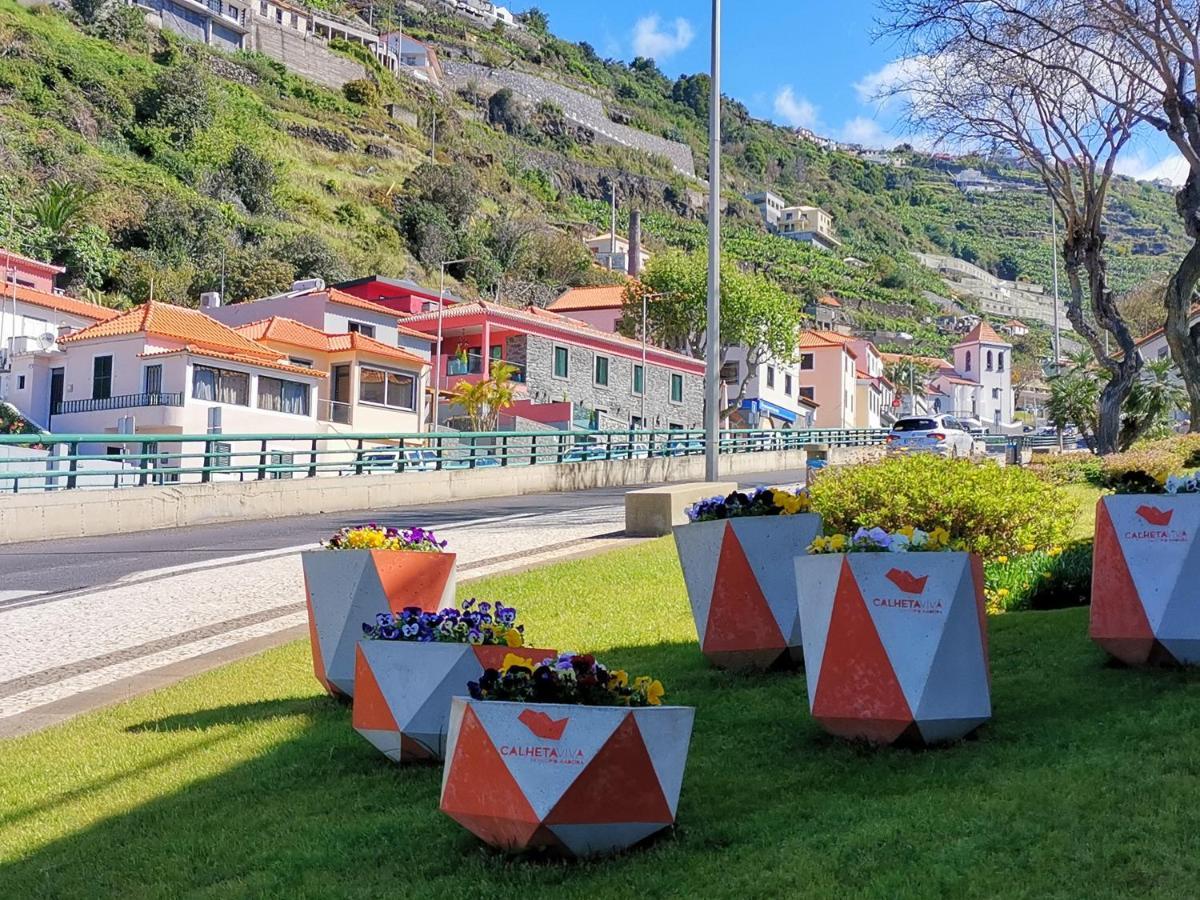 Charming Studios In Calheta Beach - Villa Esmeralda Exterior foto